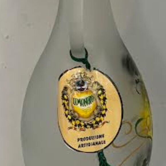 Glass Decanter  Italian Limoncello Decanter with Cork Barware Decor - Picture 4 of 12
